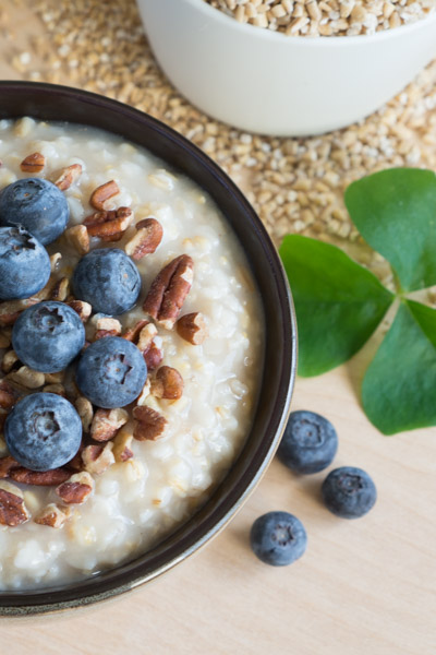 Overnight Steel Cut Oats - I Wish I Was a Muffin